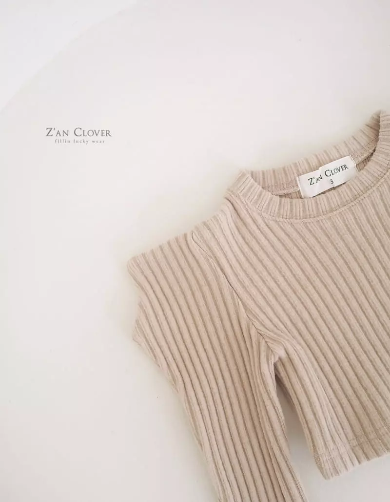 Zan Clover - Korean Children Fashion - #minifashionista - Edge Crop Tee - 3
