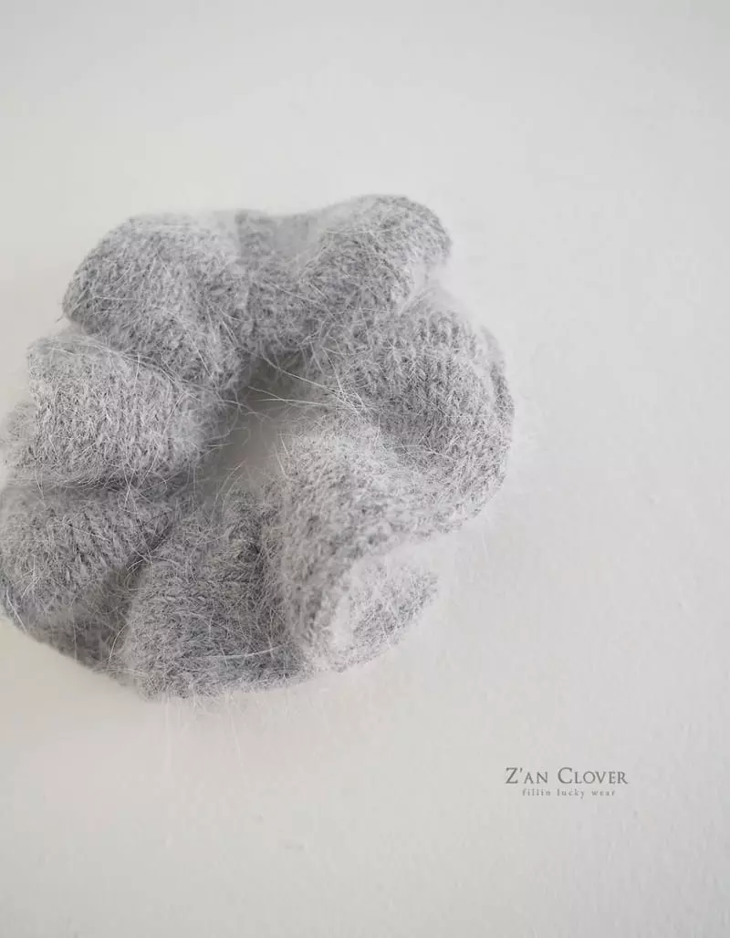 Zan Clover - Korean Children Fashion - #minifashionista - Knit Hairring - 3