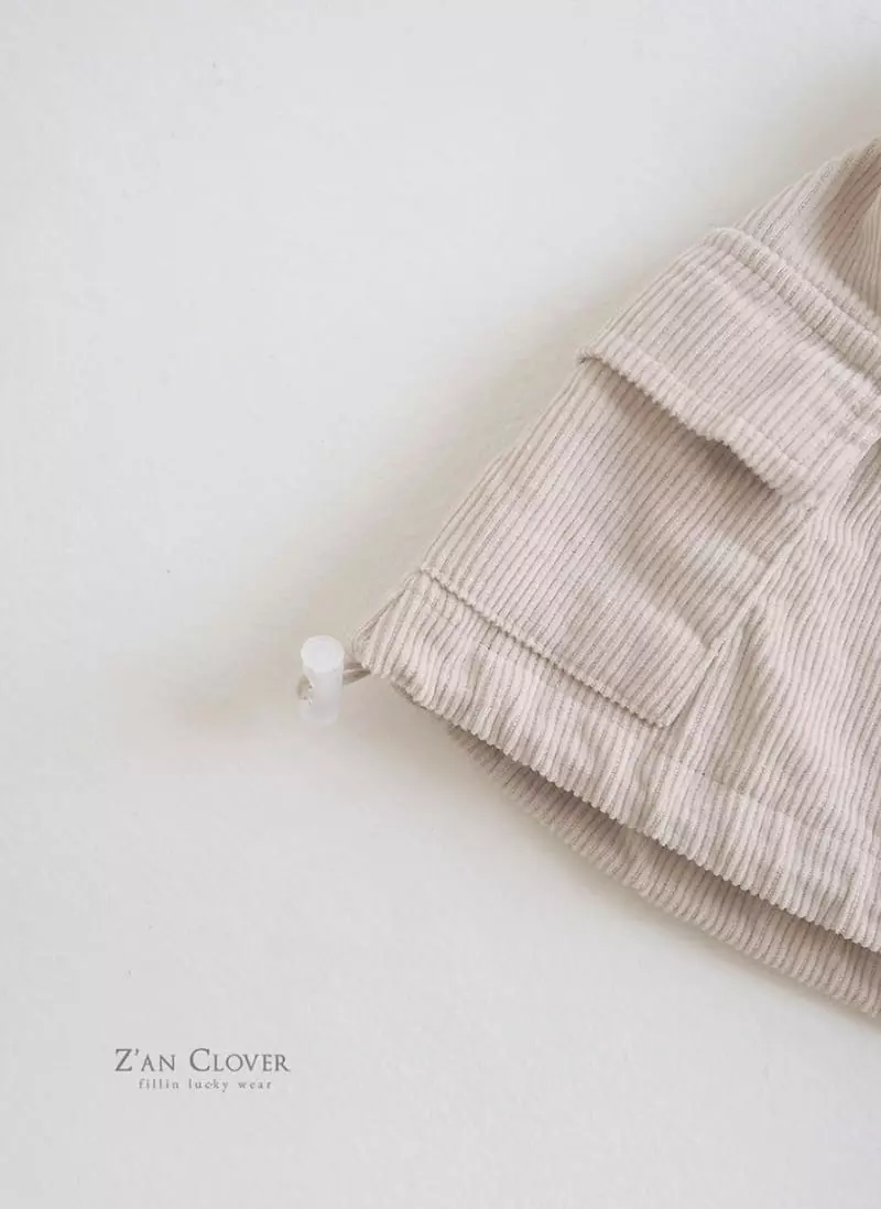 Zan Clover - Korean Children Fashion - #magicofchildhood - Rib Cargo Skirt - 4