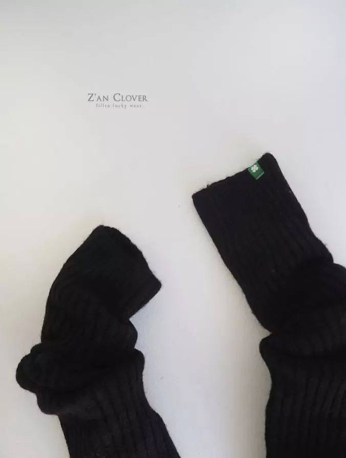 Zan Clover - Korean Children Fashion - #minifashionista - Knit Treg Warmer - 9