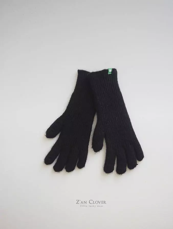 Zan Clover - Korean Children Fashion - #minifashionista - Knit Gloves - 7