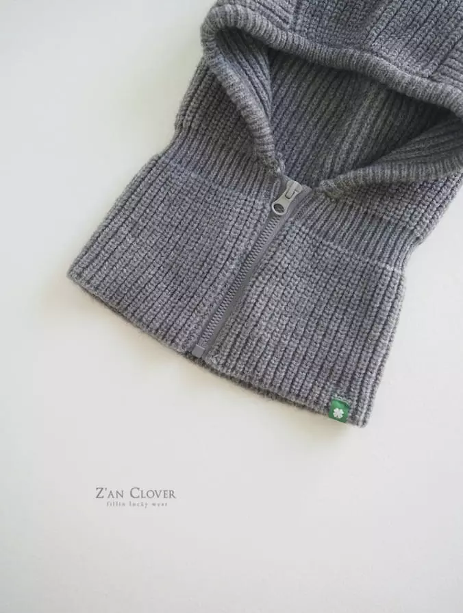 Zan Clover - Korean Children Fashion - #minifashionista - Zipper Baraclava - 6