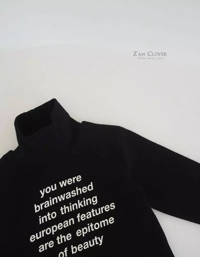 Zan Clover - Korean Children Fashion - #prettylittlegirls - Lettering Tee - 7