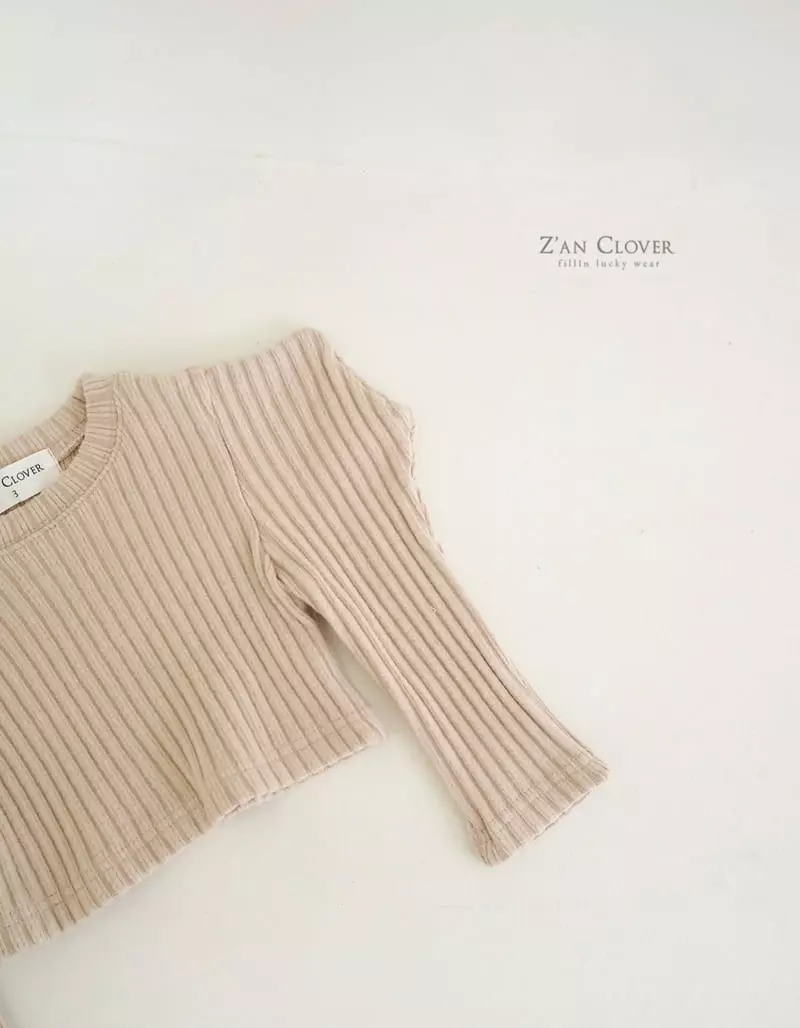 Zan Clover - Korean Children Fashion - #minifashionista - Edge Crop Tee - 4