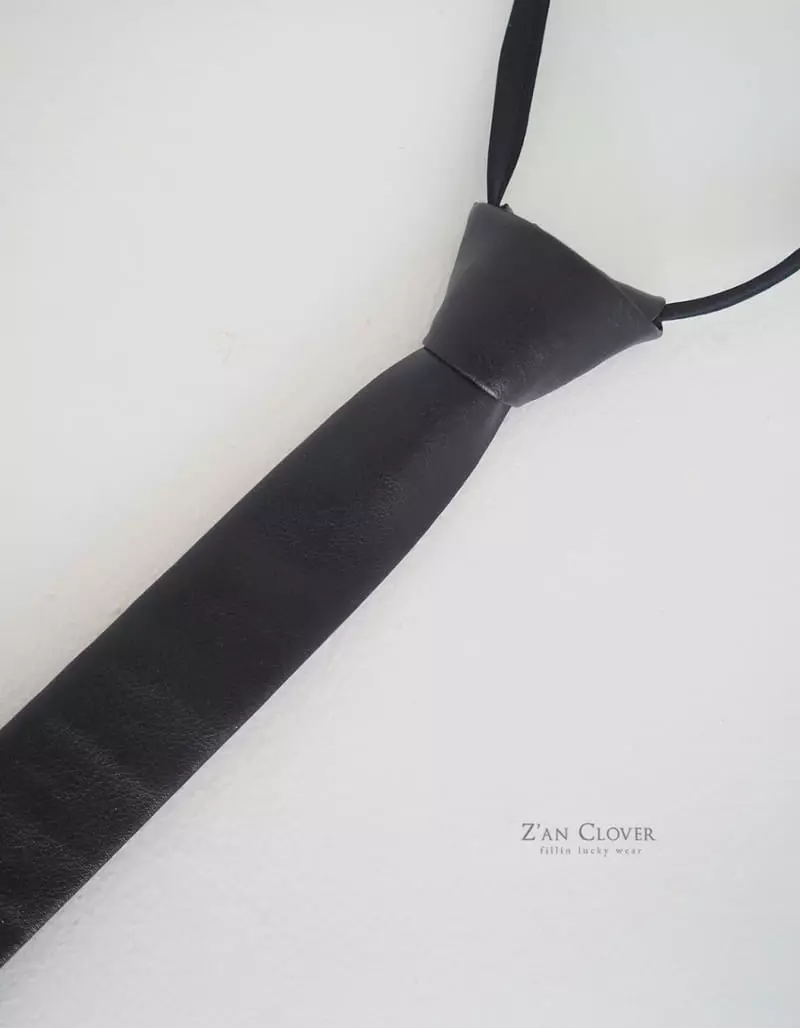 Zan Clover - Korean Children Fashion - #prettylittlegirls - Leathe Neck Tie - 2