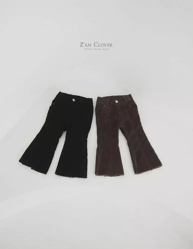 Zan Clover - Korean Children Fashion - #prettylittlegirls - Fleece Rib Pants