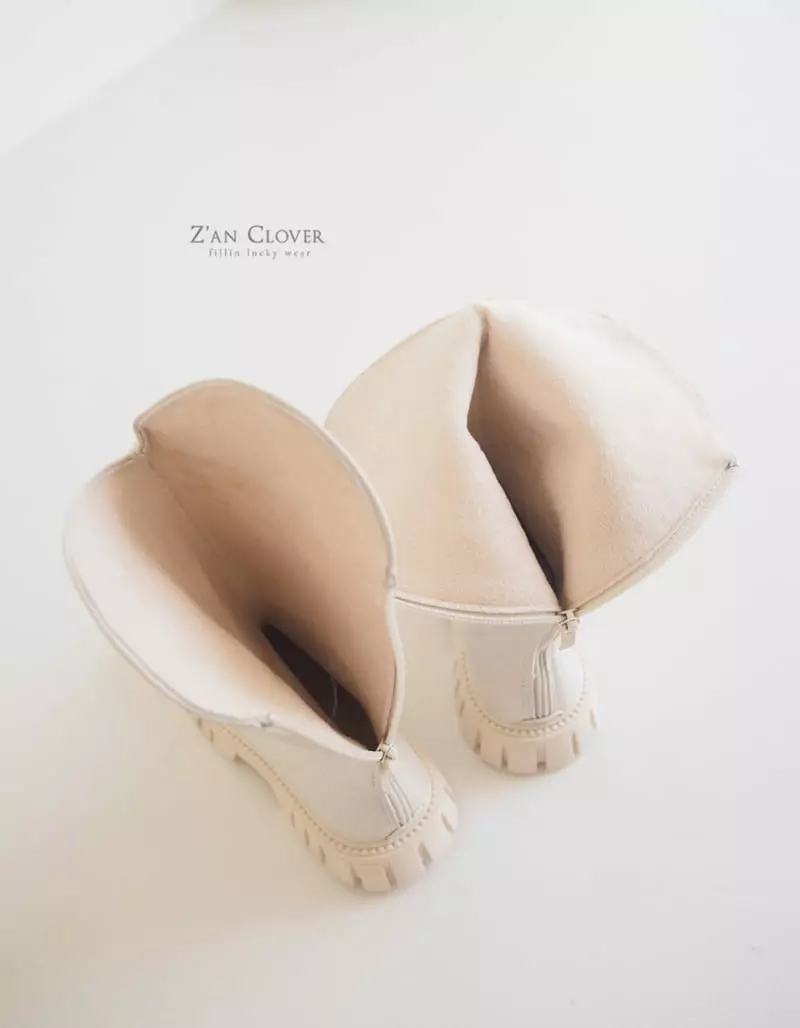 Zan Clover - Korean Children Fashion - #prettylittlegirls - Leather Long Boots - 12