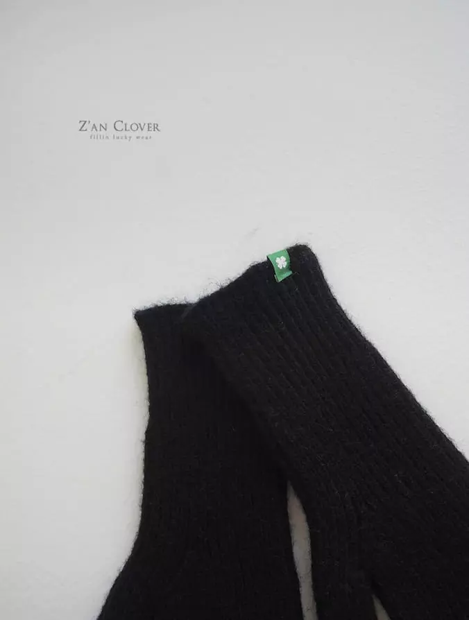 Zan Clover - Korean Children Fashion - #prettylittlegirls - Knit Gloves - 8