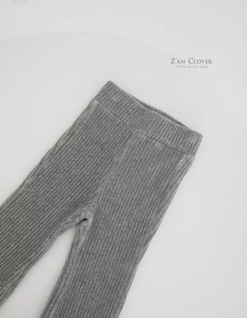 Zan Clover - Korean Children Fashion - #toddlerclothing - Veloure Pants - 4