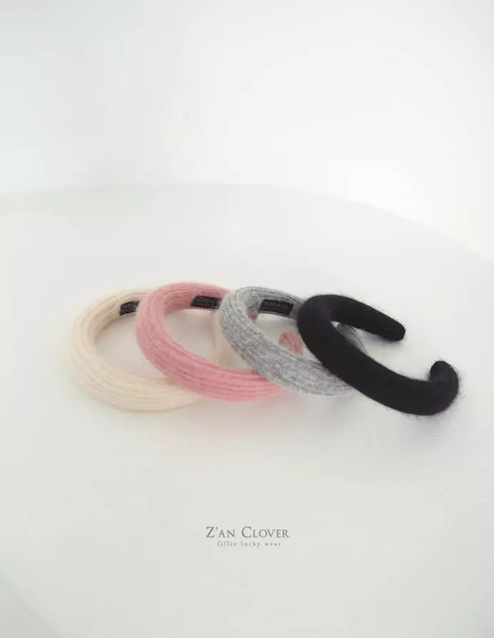 Zan Clover - Korean Children Fashion - #stylishchildhood - Knit Hairband - 12