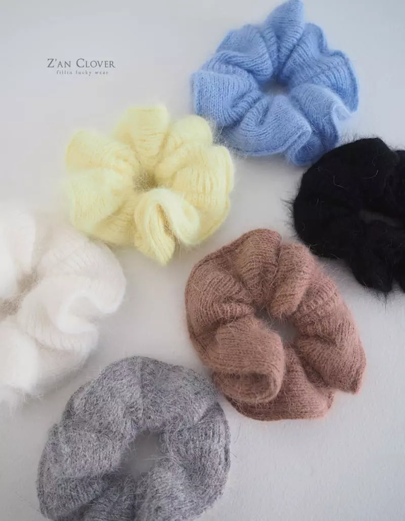 Zan Clover - Korean Children Fashion - #todddlerfashion - Knit Hairring - 5