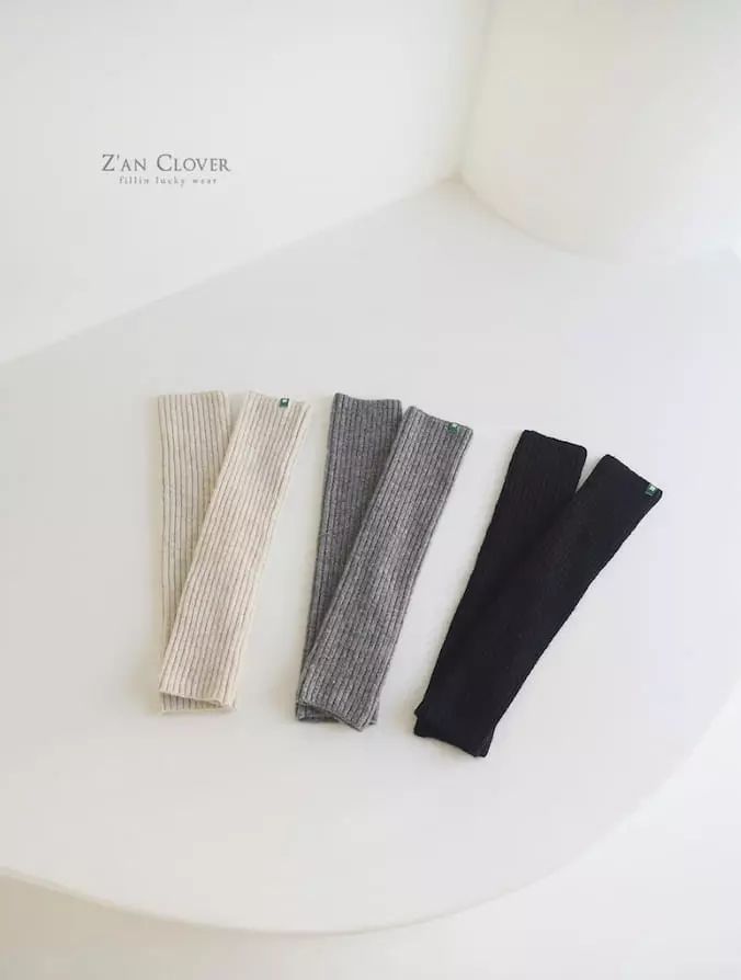 Zan Clover - Korean Children Fashion - #todddlerfashion - Knit Treg Warmer - 11