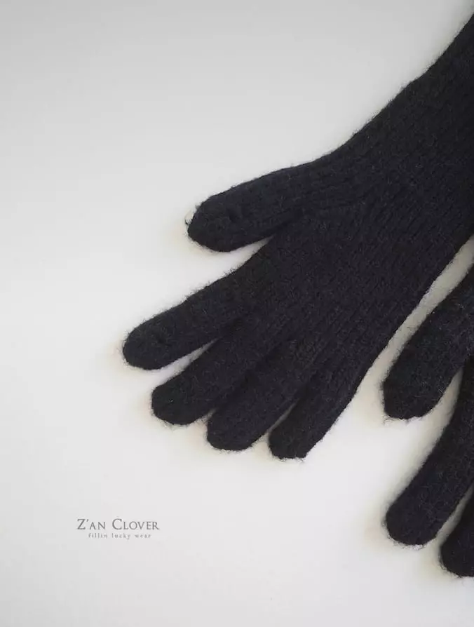 Zan Clover - Korean Children Fashion - #todddlerfashion - Knit Gloves - 9