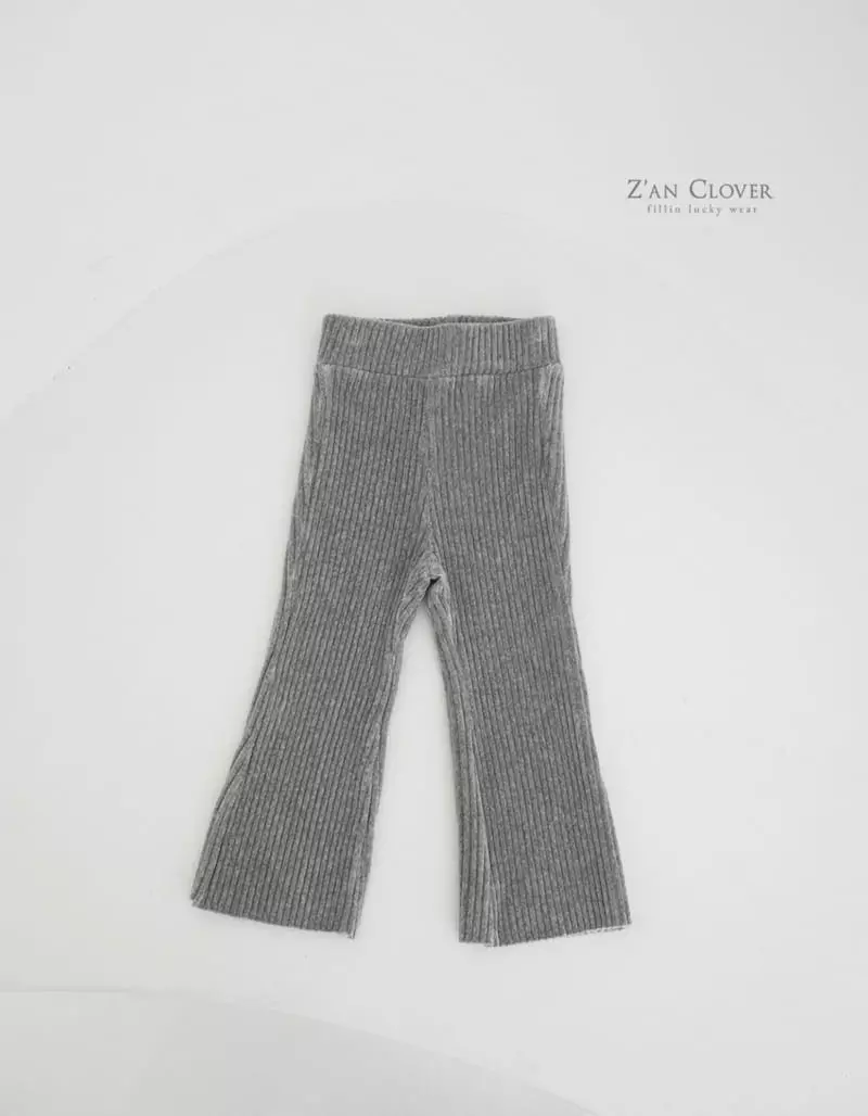 Zan Clover - Korean Children Fashion - #toddlerclothing - Veloure Pants - 3
