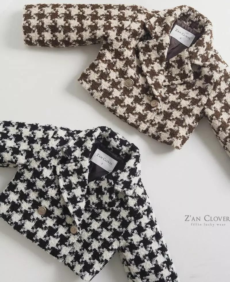 Zan Clover - Korean Children Fashion - #toddlerclothing - Hound Half Jacket