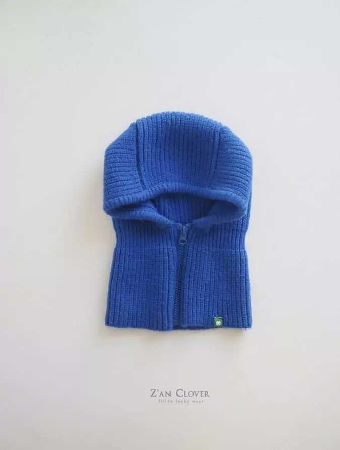Zan Clover - Korean Children Fashion - #toddlerclothing - Zipper Baraclava - 9