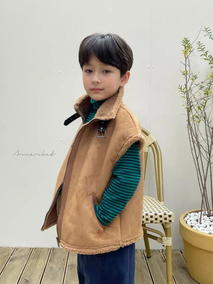 a-Market - Korean Children Fashion - #Kfashion4kids - Musthang Vest - 10