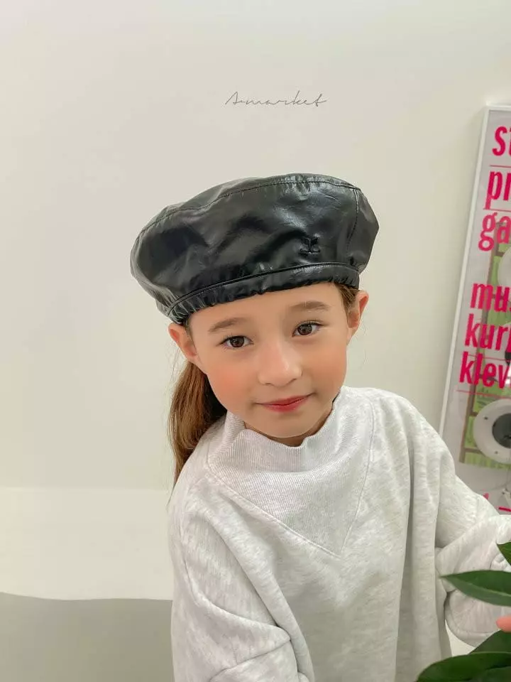 a-Market - Korean Children Fashion - #Kfashion4kids - String Beret Hat - 7
