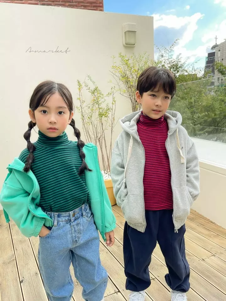 a-Market - Korean Children Fashion - #Kfashion4kids - Crayon Turtleneck Tee - 3