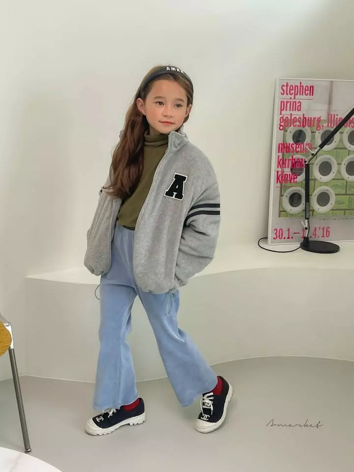 a-Market - Korean Children Fashion - #childofig - Veloure Pants - 12