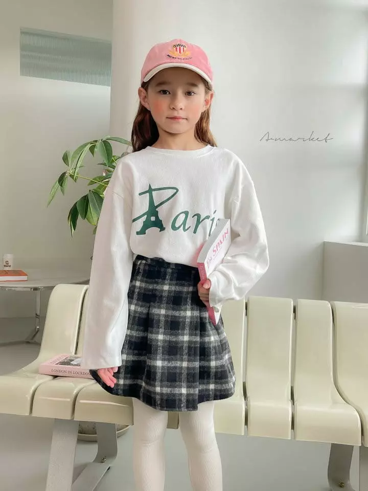a-Market - Korean Children Fashion - #childofig - Check Skirt - 5