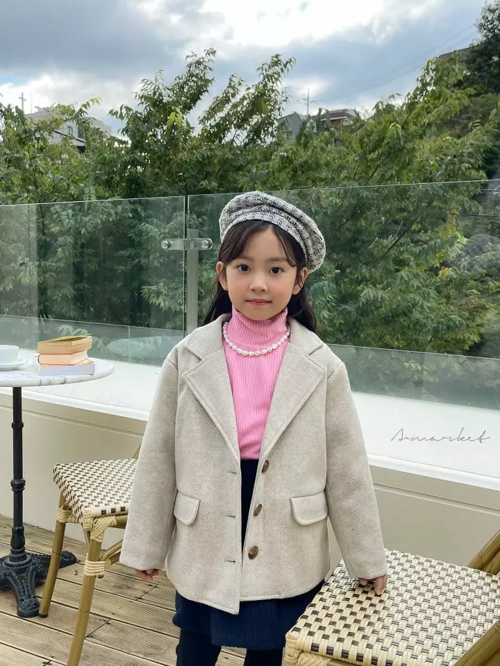 a-Market - Korean Children Fashion - #childofig - Half Jacket - 3