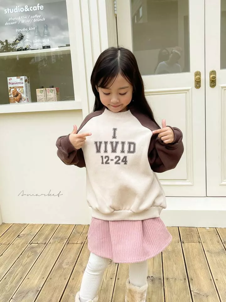 a-Market - Korean Children Fashion - #childrensboutique - Color Vivid Sweatshirt - 5