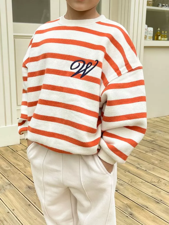 a-Market - Korean Children Fashion - #designkidswear - Stripes Sweatshirt - 7