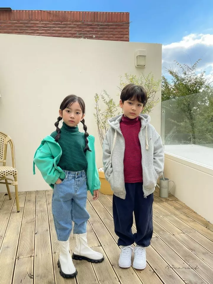 a-Market - Korean Children Fashion - #designkidswear - Fleece Hoody Zip-up - 3