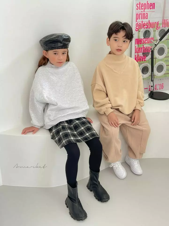 a-Market - Korean Children Fashion - #designkidswear - Check Skirt - 7