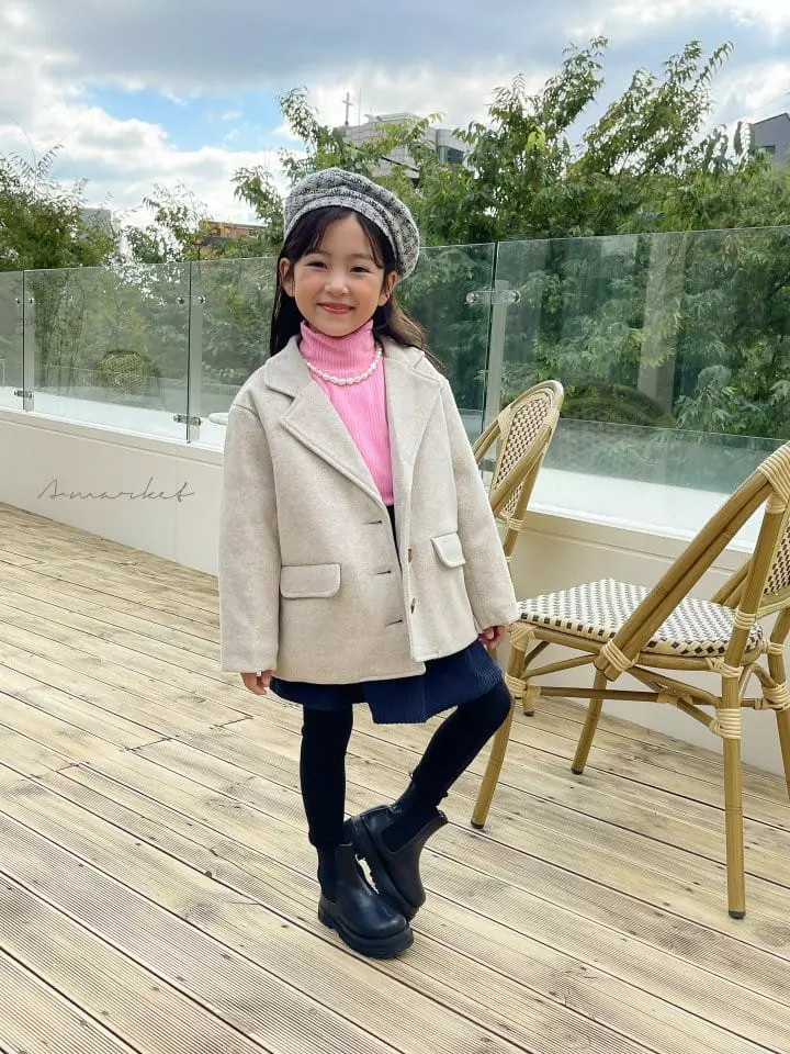 a-Market - Korean Children Fashion - #designkidswear - Half Jacket - 5