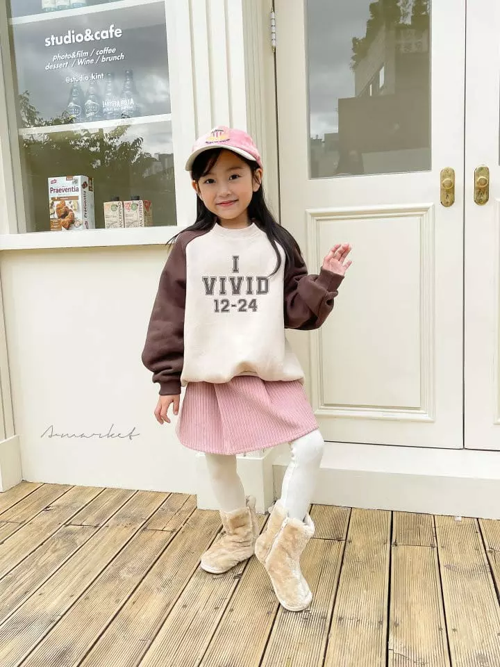 a-Market - Korean Children Fashion - #discoveringself - Color Vivid Sweatshirt - 7