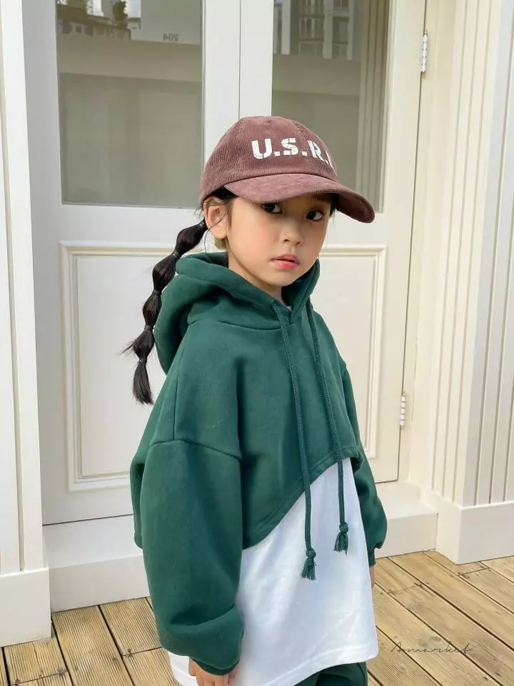 a-Market - Korean Children Fashion - #discoveringself - Hoody Crop Sweatshirt - 5