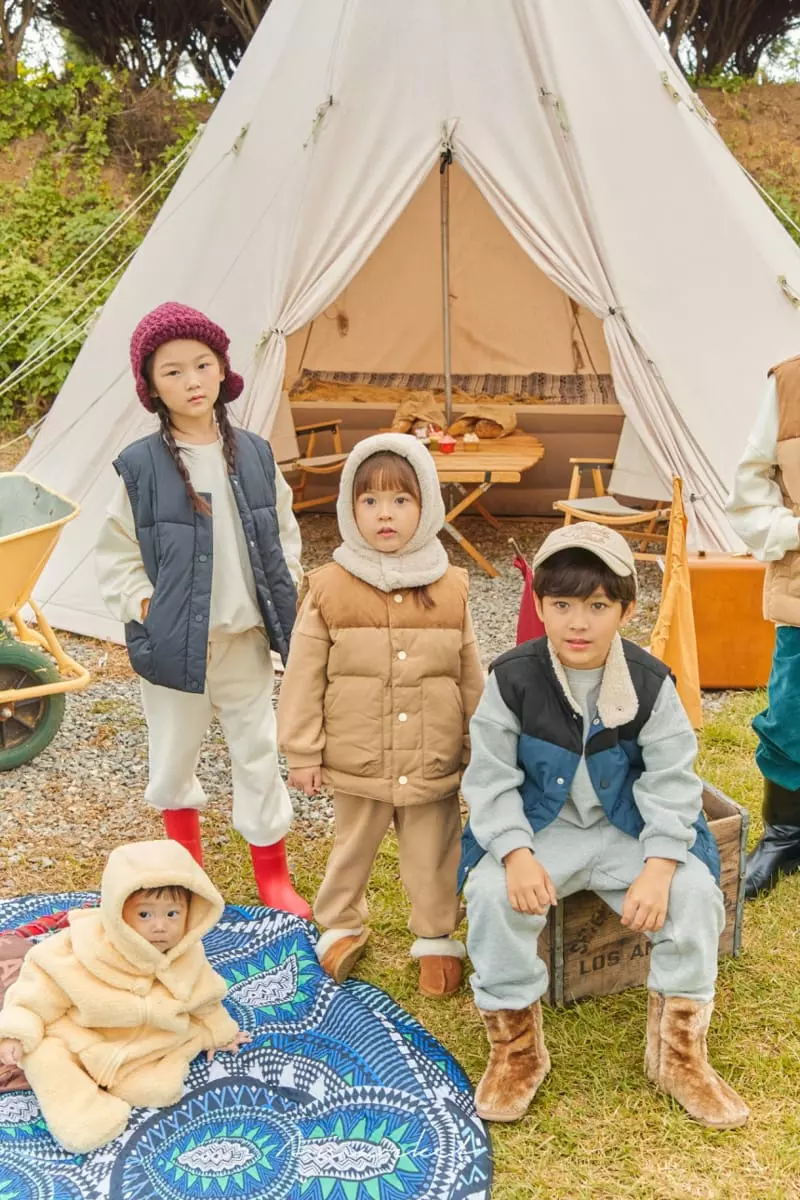a-Market - Korean Children Fashion - #fashionkids - Suede Padding Vest - 12