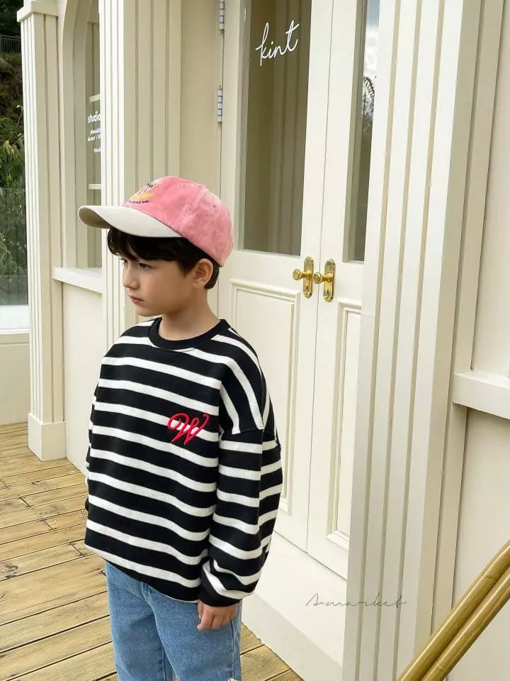 a-Market - Korean Children Fashion - #fashionkids - Stripes Sweatshirt - 9