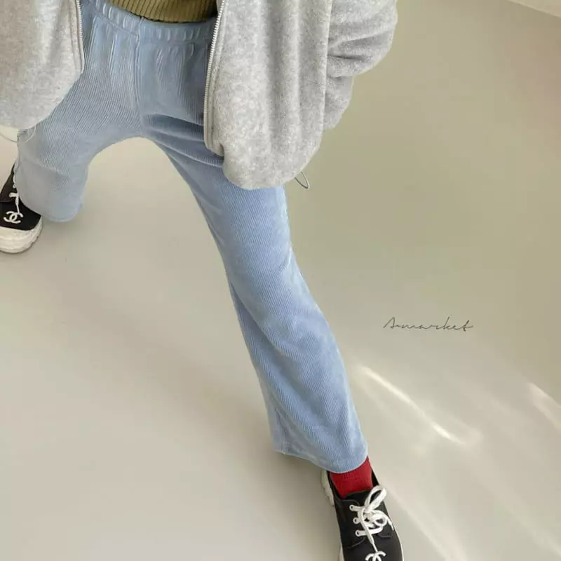a-Market - Korean Children Fashion - #fashionkids - Veloure Pants - 3