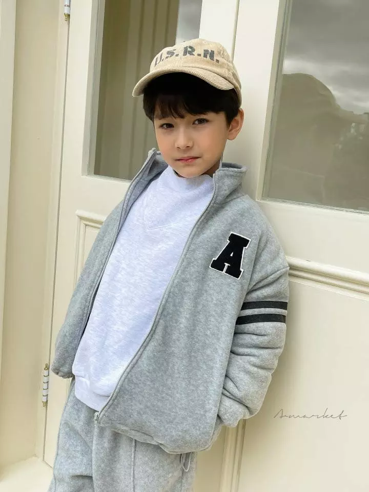 a-Market - Korean Children Fashion - #kidsshorts - Fleece Jumper - 9