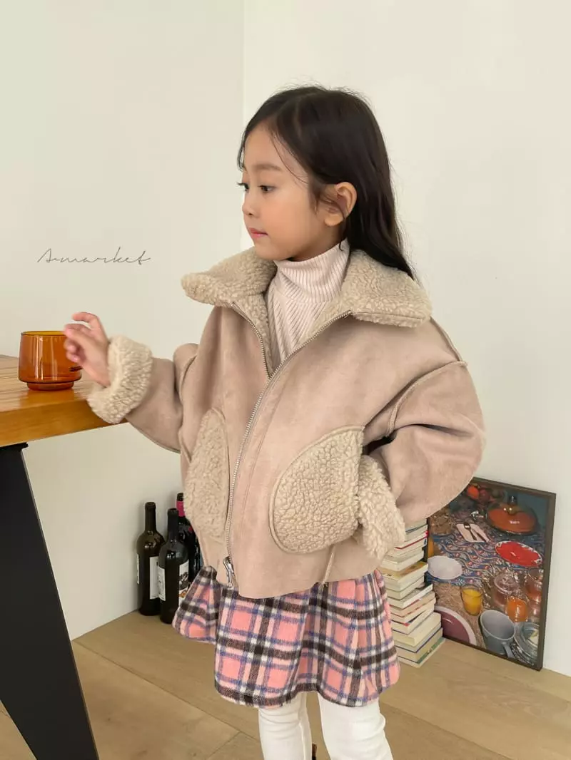 a-Market - Korean Children Fashion - #kidsshorts - Reversible Jacket - 6