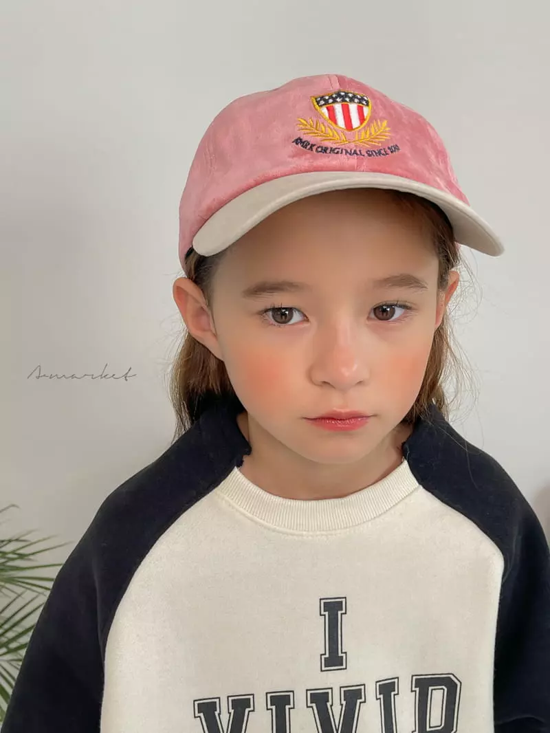 a-Market - Korean Children Fashion - #kidsshorts - Color Suede Cap - 3