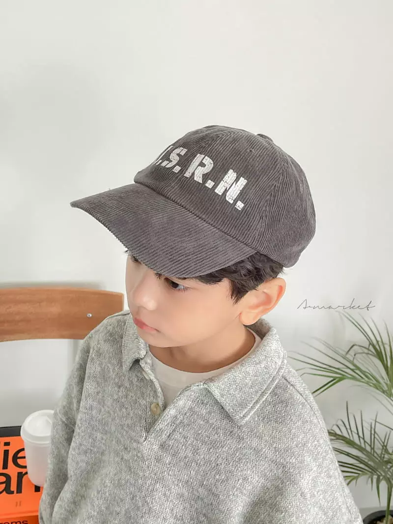 a-Market - Korean Children Fashion - #kidsshorts - Big Rib Ball Cap - 2