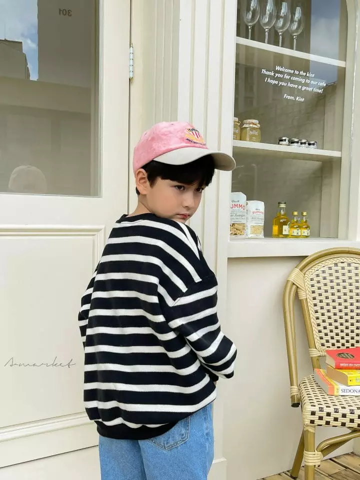 a-Market - Korean Children Fashion - #kidsstore - Stripes Sweatshirt - 11