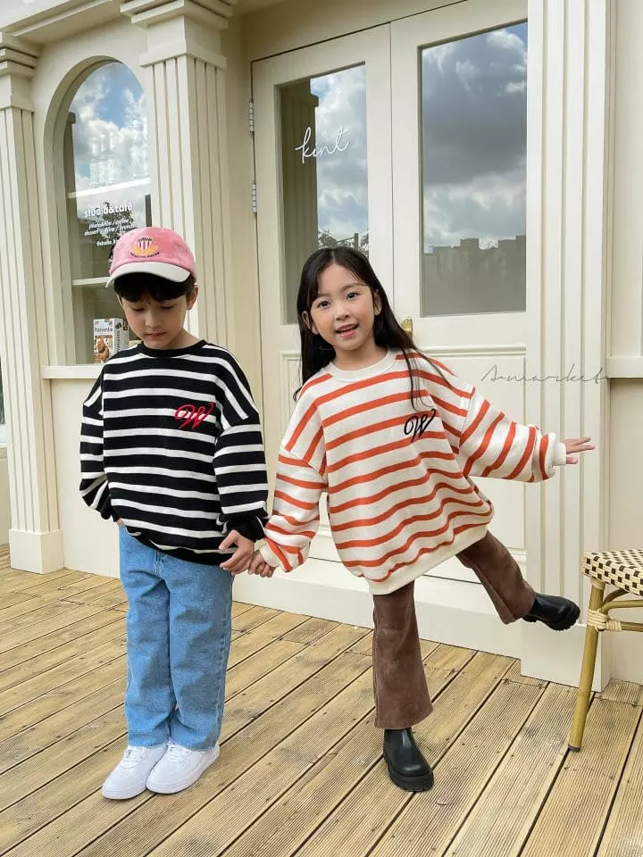 a-Market - Korean Children Fashion - #kidzfashiontrend - Stripes Sweatshirt - 12