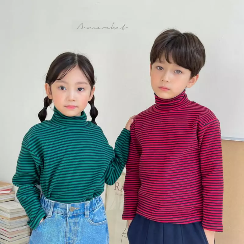 a-Market - Korean Children Fashion - #kidzfashiontrend - Crayon Turtleneck Tee - 2