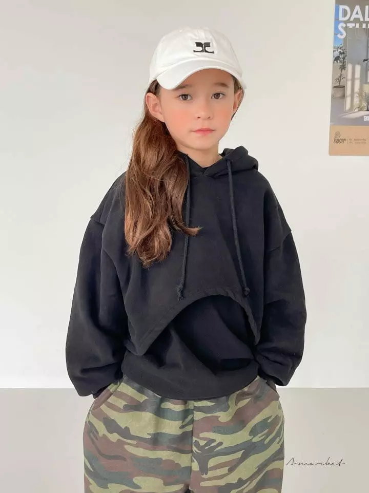 a-Market - Korean Children Fashion - #littlefashionista - Hoody Crop Sweatshirt - 11