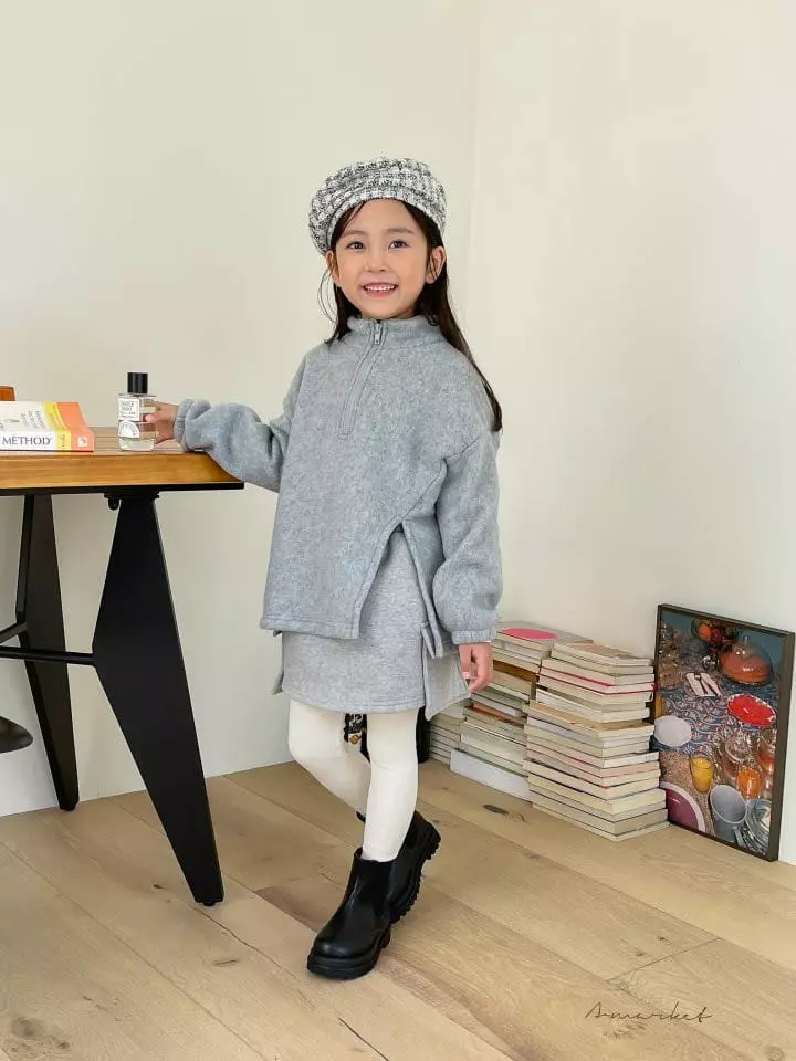 a-Market - Korean Children Fashion - #littlefashionista - Fleece Jeggings - 9