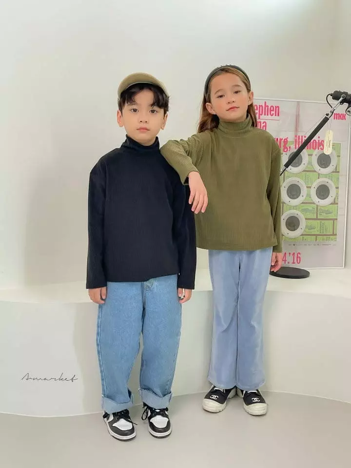 a-Market - Korean Children Fashion - #littlefashionista - Veloure Pants - 8