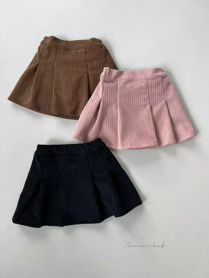 a-Market - Korean Children Fashion - #littlefashionista - Rib Tennis Skirt