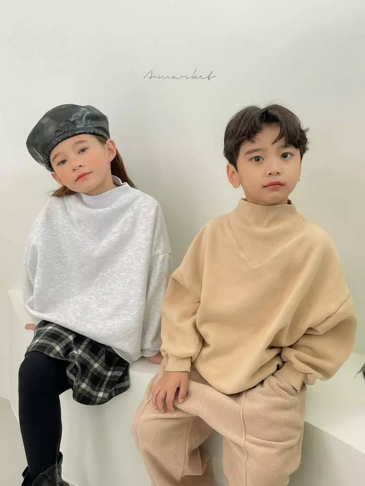 a-Market - Korean Children Fashion - #magicofchildhood - Turtleneck Sweatshirt - 2