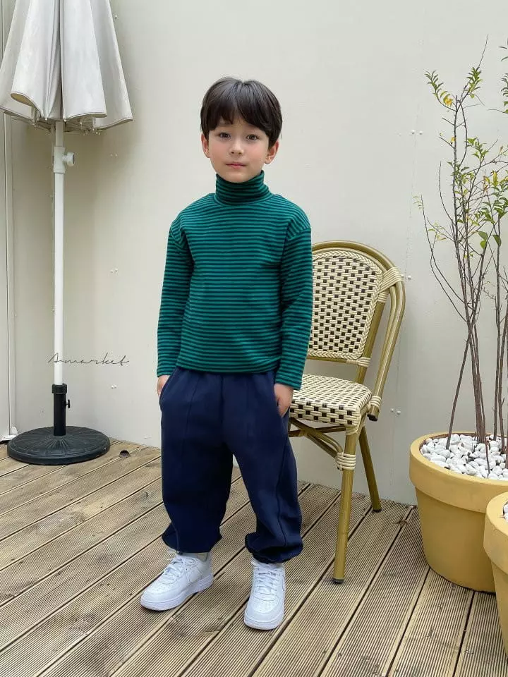 a-Market - Korean Children Fashion - #magicofchildhood - Loose Fit Slit Pants - 8