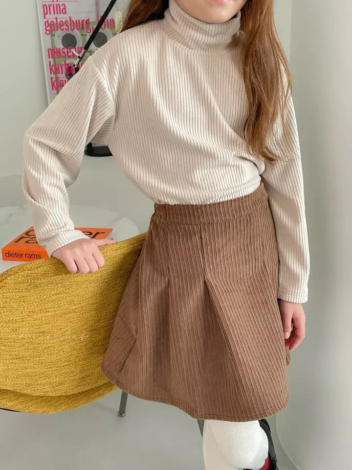 a-Market - Korean Children Fashion - #magicofchildhood - Rib Tennis Skirt - 2